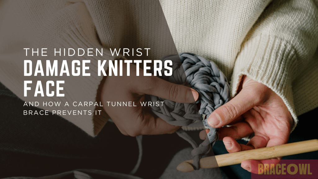 Hidden Wrist Damage Knitters Face